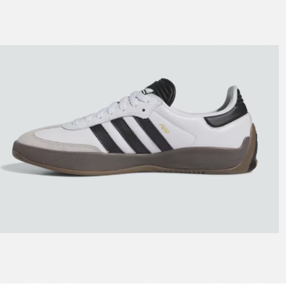 Adidas Puig Samba White Black Gum Skateboarding Shoe JP5658 Men’s Size 10.5
